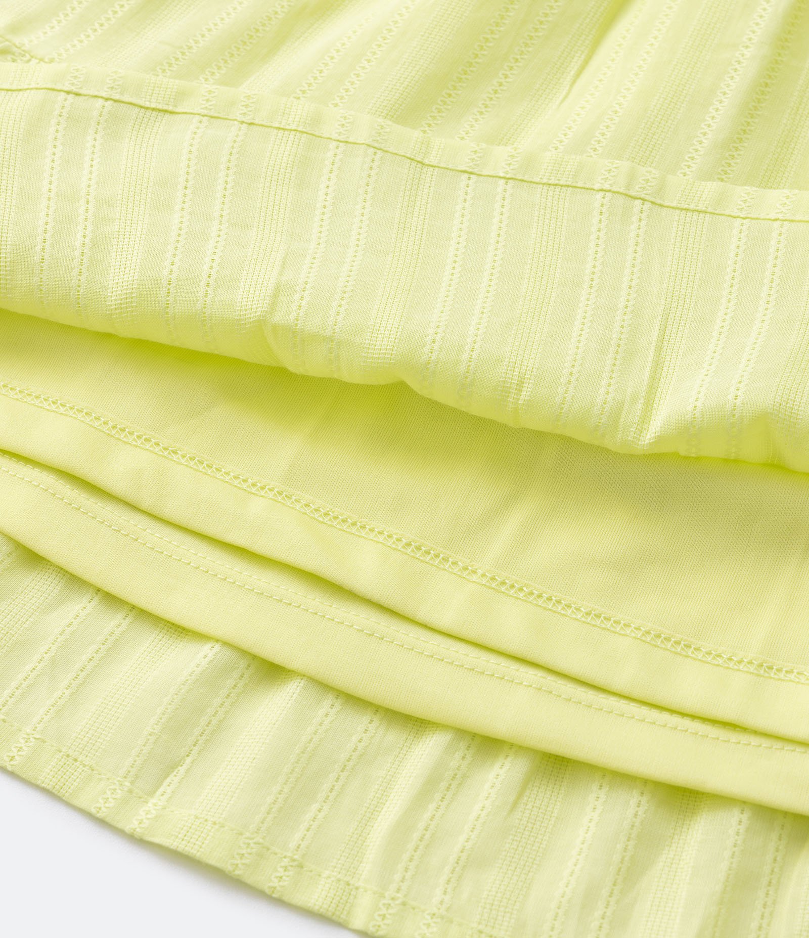 Vestido Marias Infantil em Tricoline Liso com Mordidinha Lateral Amarelo Lima 5