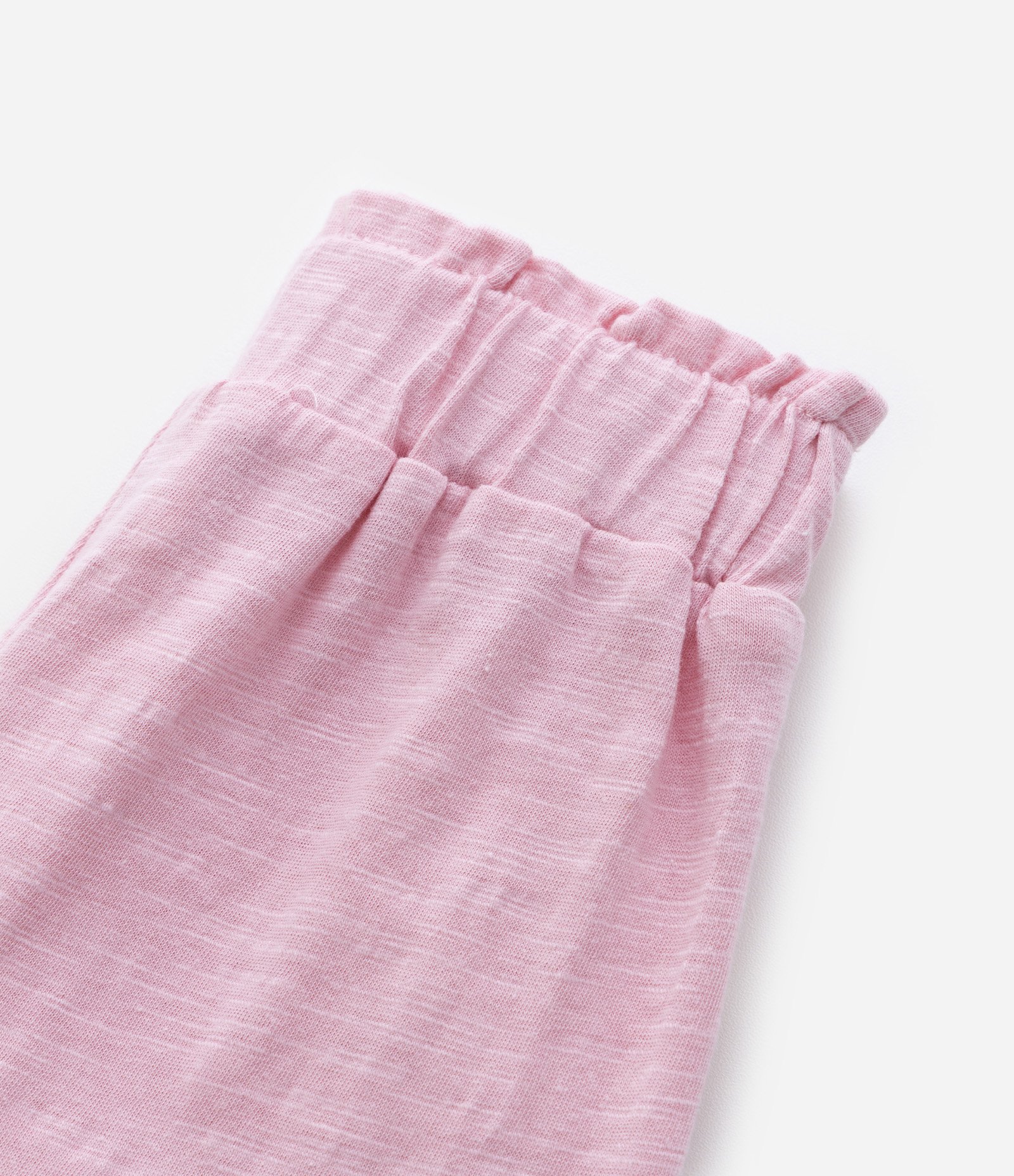 Short Infantil com Lacinho e Textura em Laise - Tam 3 a 18 meses Rosa 4
