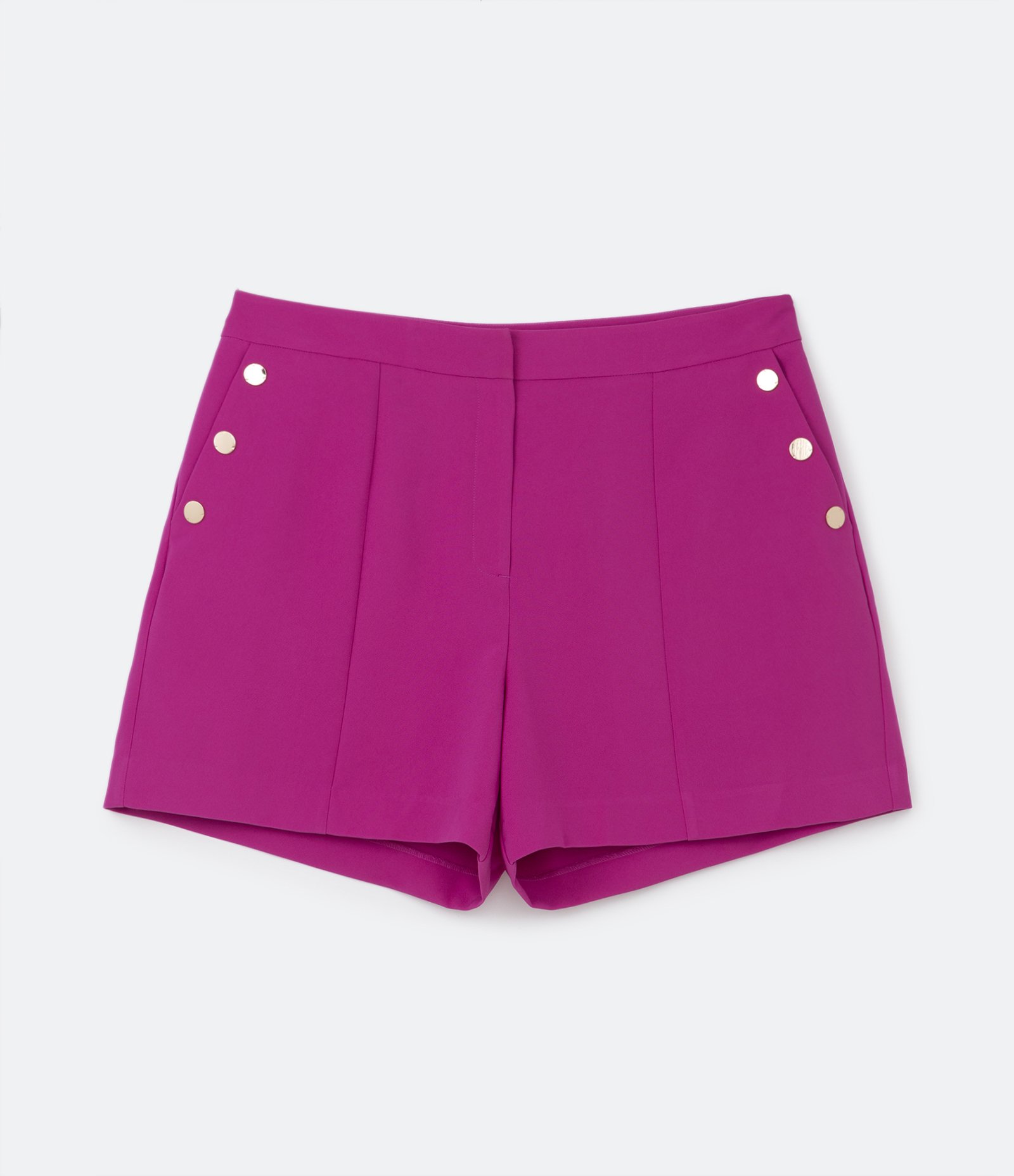 Bermuda em Crepe com Detalhe de Botões nos Bolsos Curve & Plus Size 5