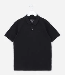 Camiseta Polo Infantil em Malha Piquet - Tam 5 a 14 anos
