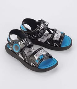 Sandália Infantil Estampa Sonic Furious Eyes - Tam 23/24 ao 34