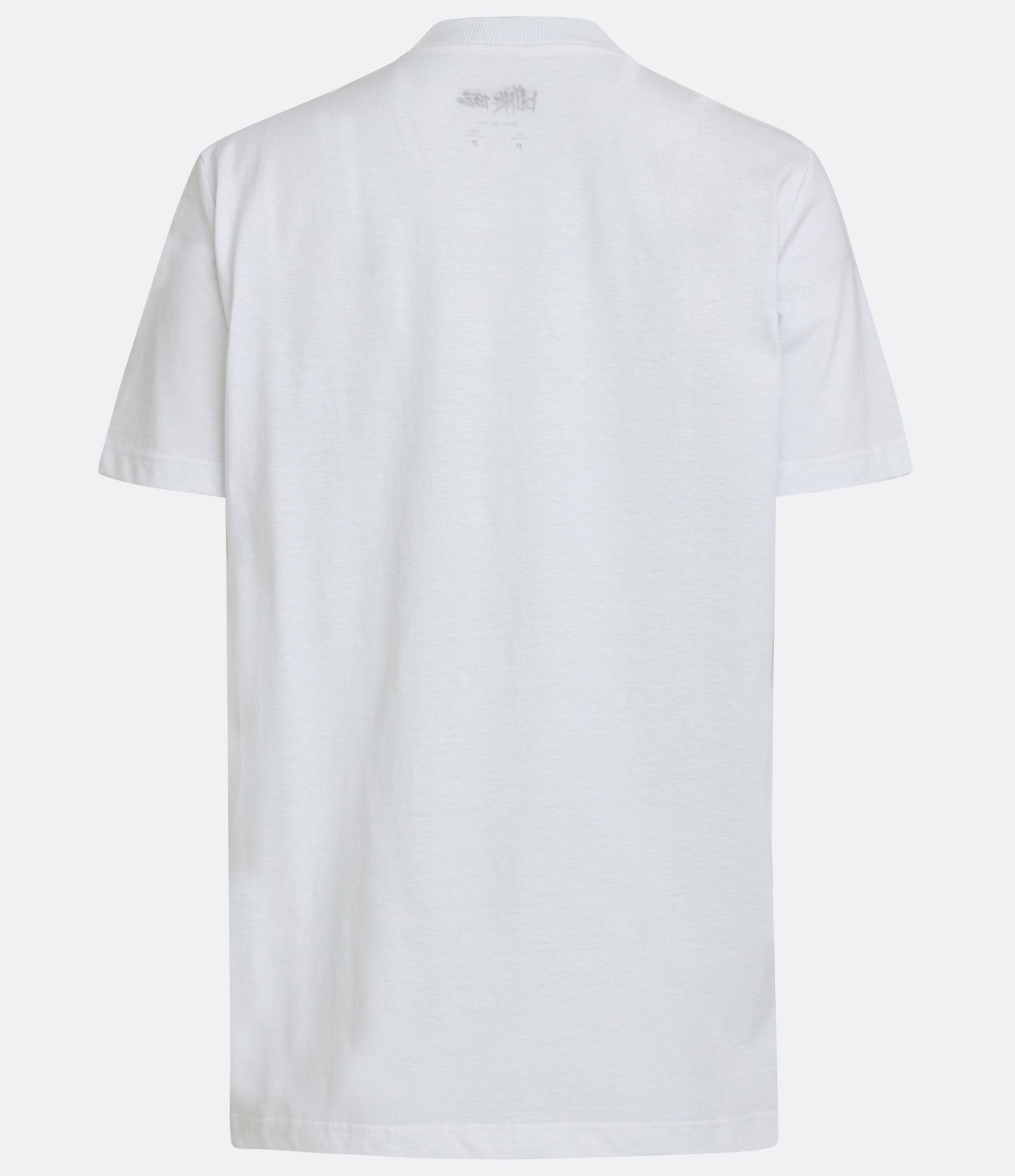 Camiseta em Meia Malha com Manga Curta e Estampa Blink182 Branco Neve 2