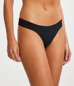 Biquíni Calcinha Básico em Poliamida com Pesponto Contrastante