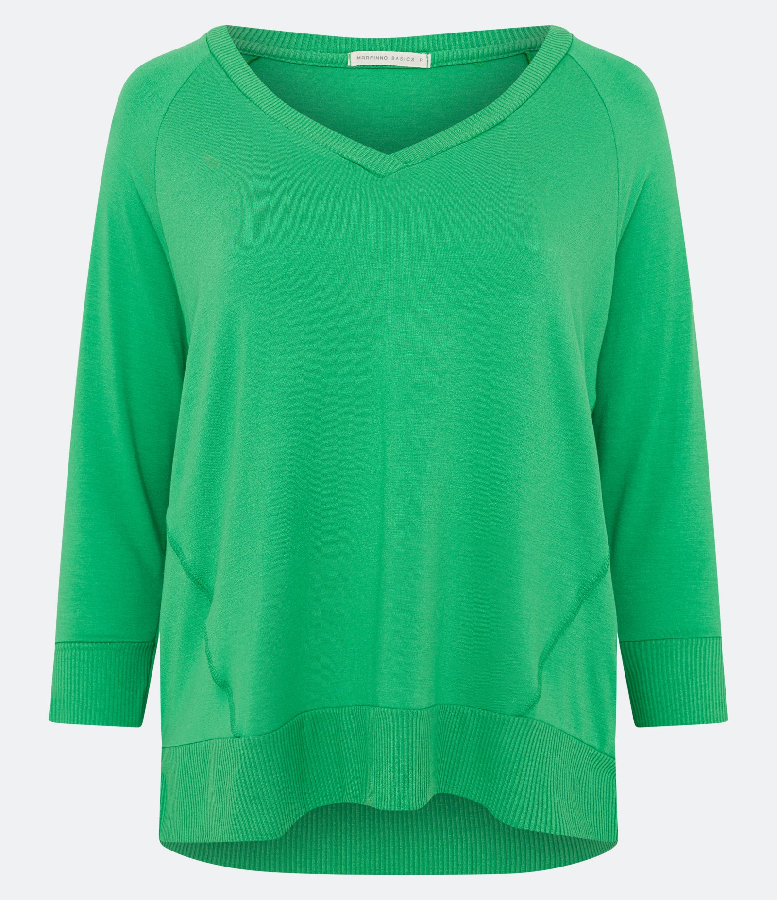 Blusa Básica em Viscose com Manga 3/4 e Decote V 5