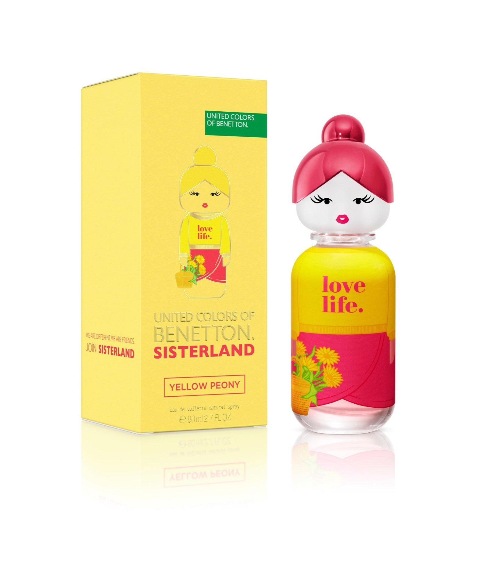 Perfume Benetton Sisterland Yellow Peony Eau de Toilette 80ml 2