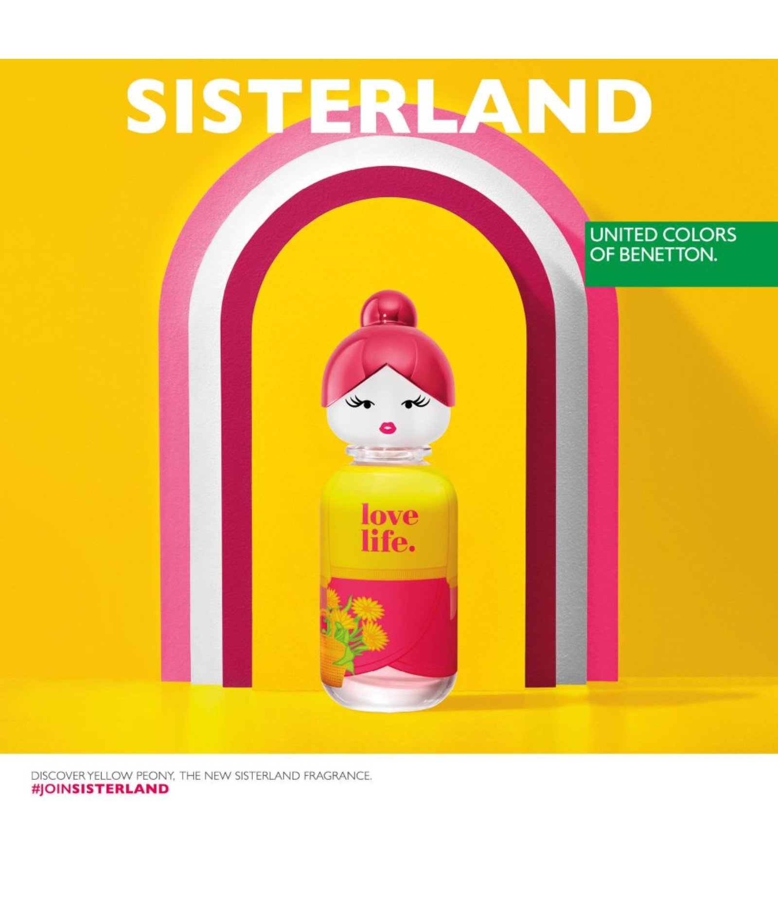 Perfume Benetton Sisterland Yellow Peony Eau de Toilette 80ml 3