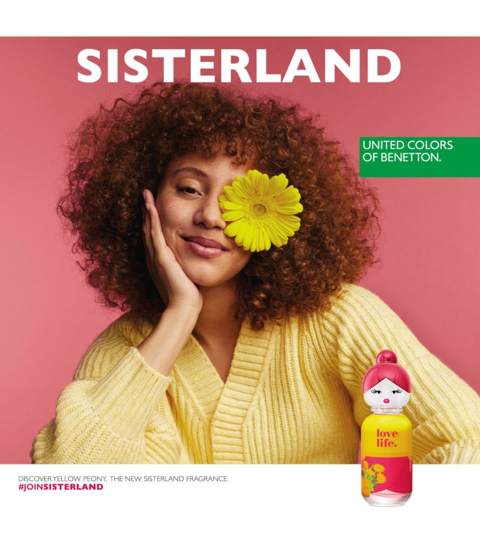 Perfume Benetton Sisterland Yellow Peony Eau de Toilette 80ml 4