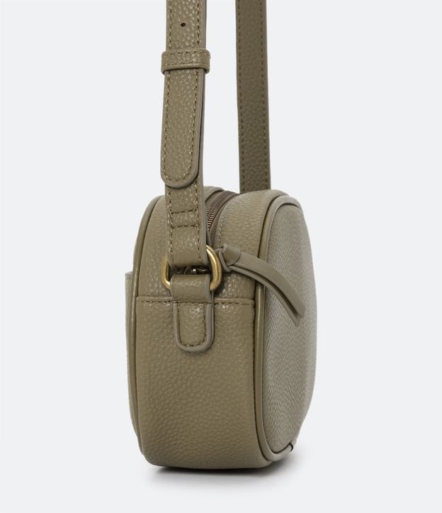 Bolsa Câmera Bag de Alça Regulável em Material Sintético Texturizado Verde 3