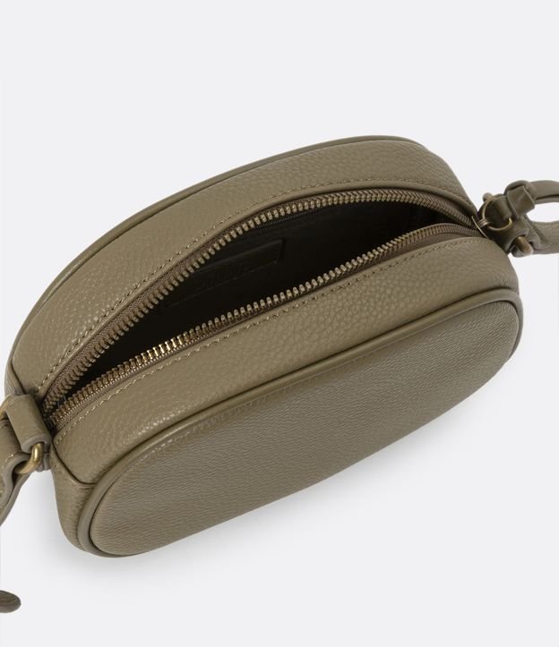 Bolsa Câmera Bag de Alça Regulável em Material Sintético Texturizado Verde 5