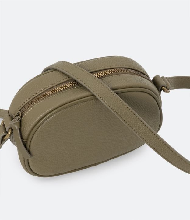 Bolsa Câmera Bag de Alça Regulável em Material Sintético Texturizado Verde 6