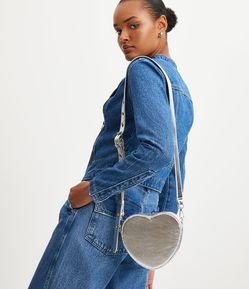 Bolsa Pequena em Formato de Coração