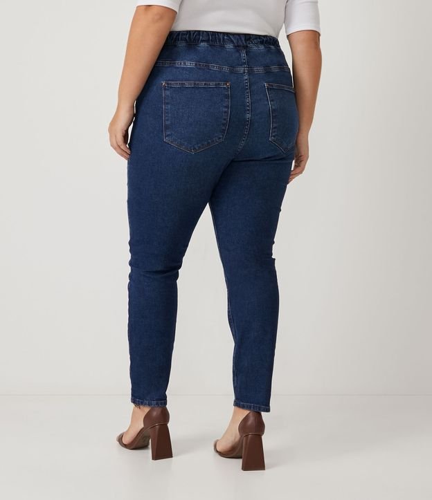Calça Jegging Jeans Básica Curve & Plus Size Azul 3