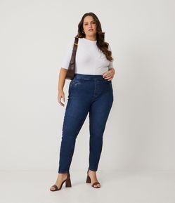 Calça Jegging Jeans Básica Curve & Plus Size