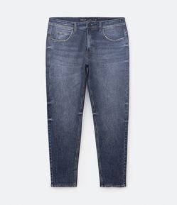 Calça Slim Standard Jeans com Bolsos e Puídos