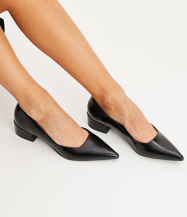 Sapatos femininos scarpins plataforma festa - R$ 238.00, cor Preto