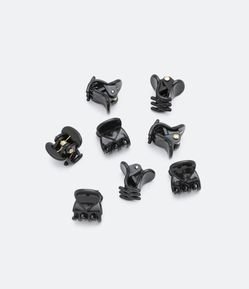 Kit 08 Mini Piranhas de Cabelo