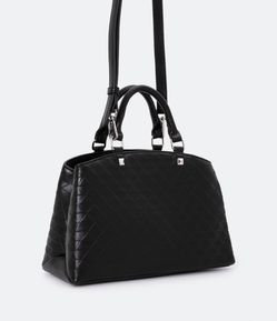 Bolsa Média com Pendente e Textura Embossed