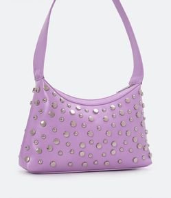 Bolsa Baguete com Aplicações de Tachas