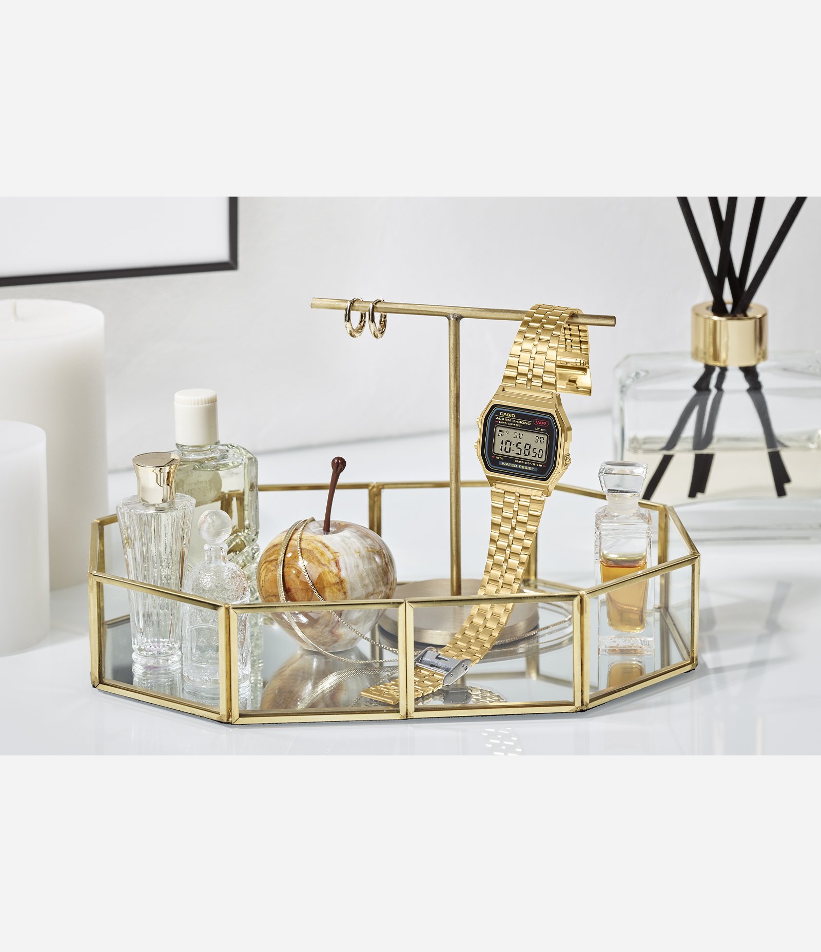 Relógio Casio Unissex Digital  Dourado 3