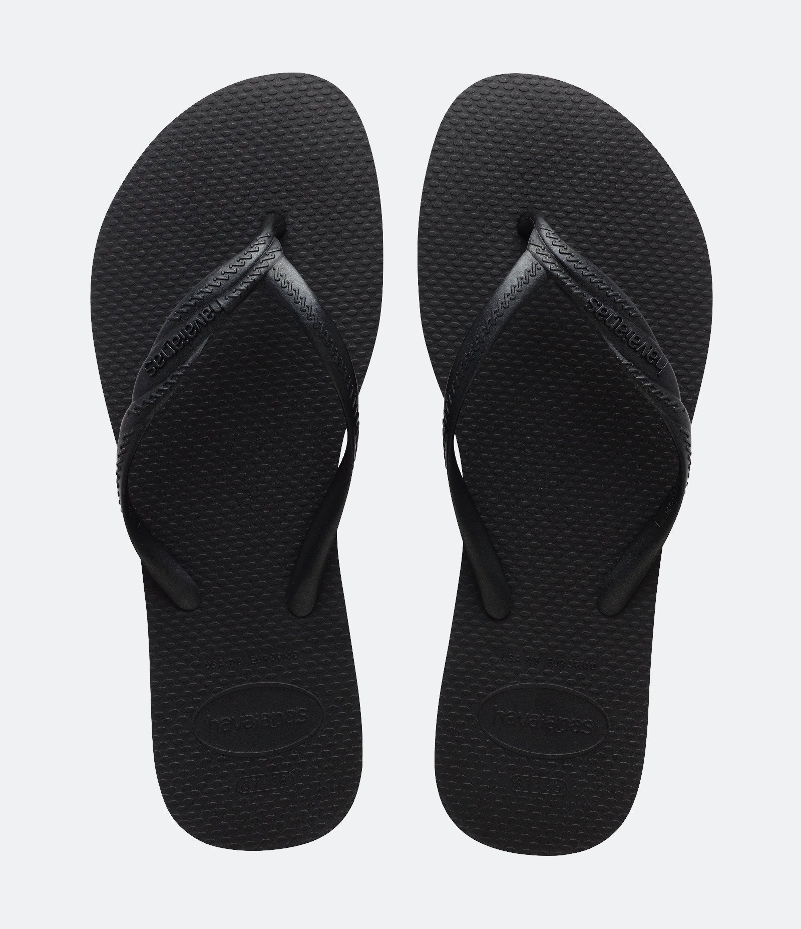 Chinelo Havaianas com Tiras Metalizadas Preto 1