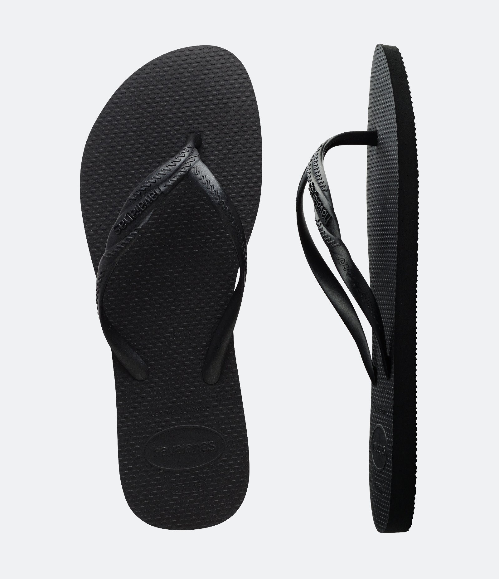 Chinelo Havaianas com Tiras Metalizadas Preto 5