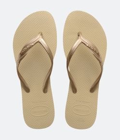 Chinelo Havaianas com Tiras Metalizadas