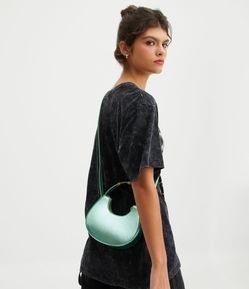 Bolsa Baguete Metalizada