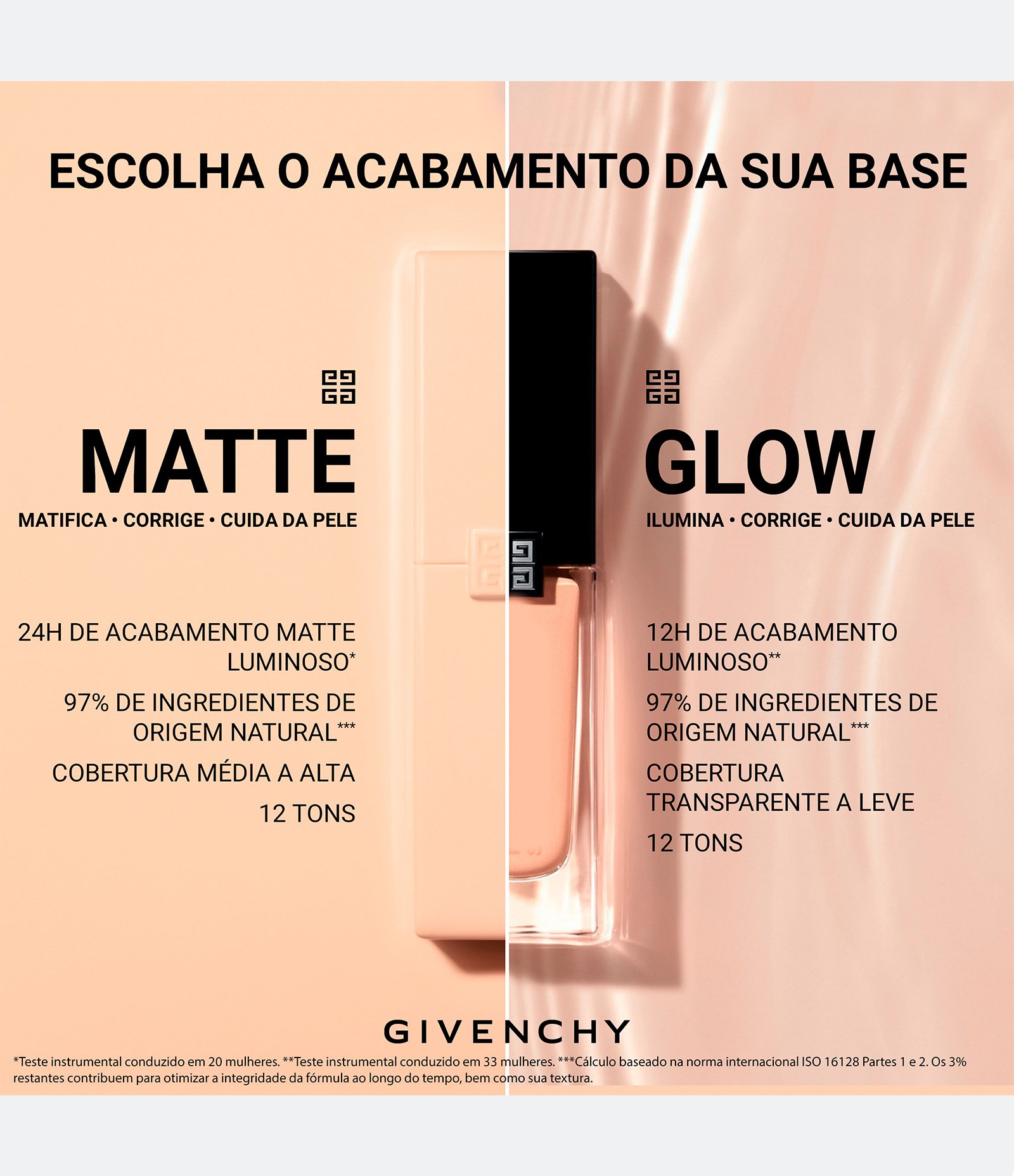 Base Líquida Prisme Libre Skin Caring Matte Givenchy C180 7