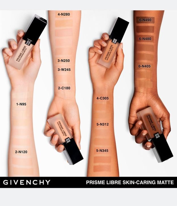 Base Líquida Prisme Libre Skin Caring Matte Givenchy W245 5