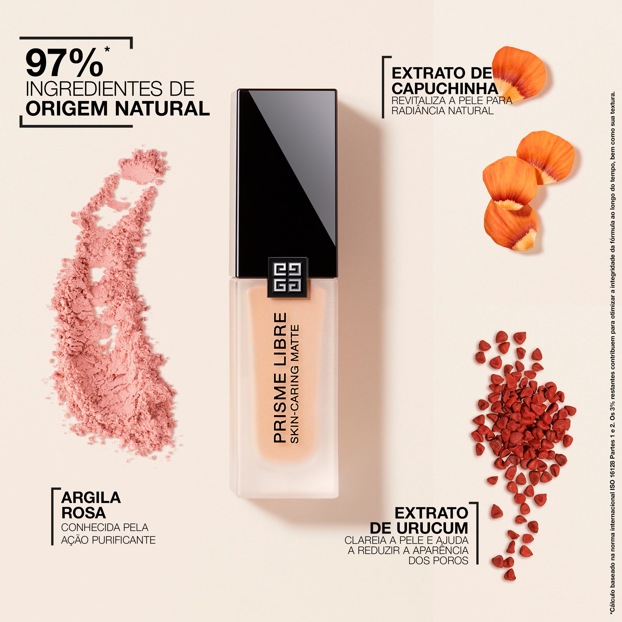 Base Líquida Prisme Libre Skin Caring Matte Givenchy N345 4