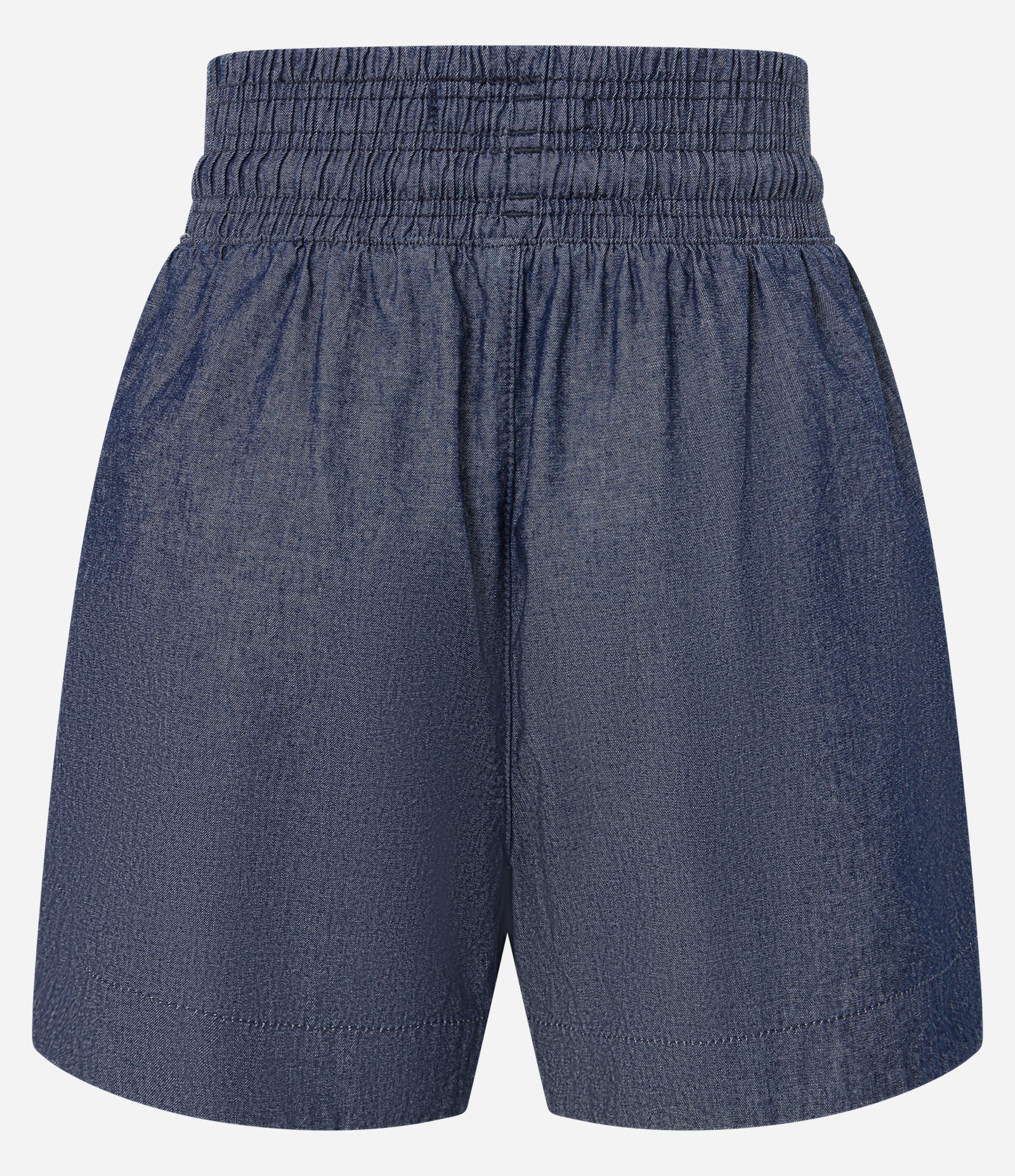 Short Runner em Jeans com Elástico Largo na Cintura Azul 5