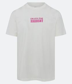 Camiseta Regular com Estampa Colunas Gregas e Jogadores