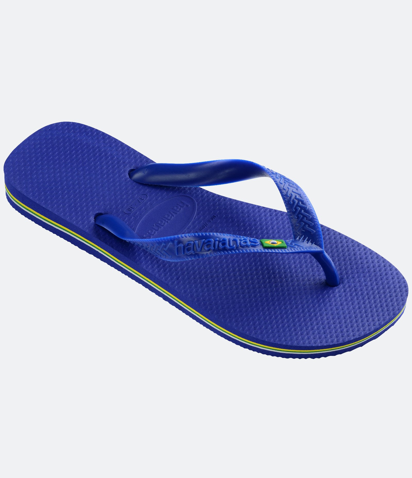 Chinelo de Tiras com Bandeira do Brasil Havaianas Azul 2
