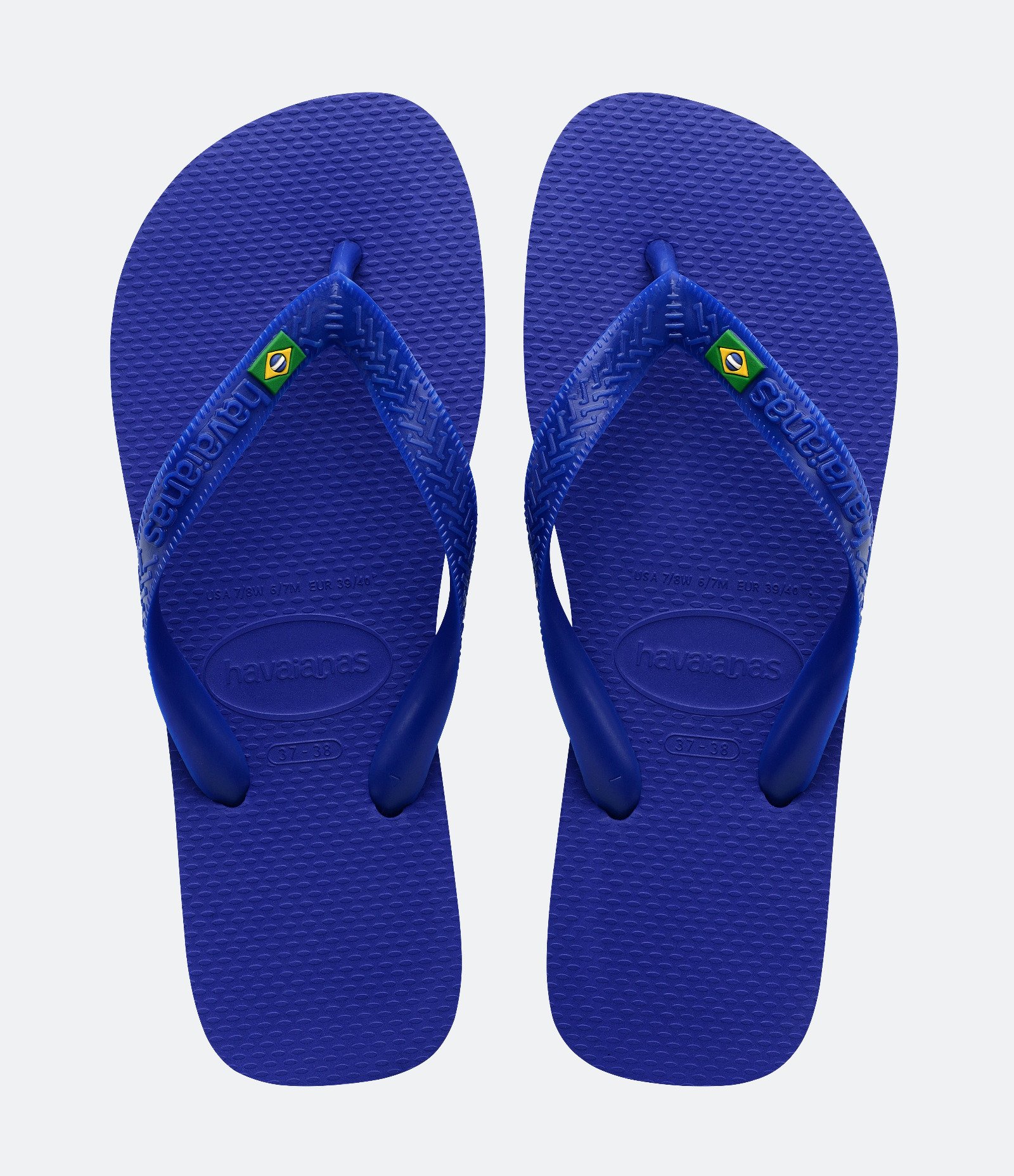 Chinelo de Tiras com Bandeira do Brasil Havaianas Azul 3