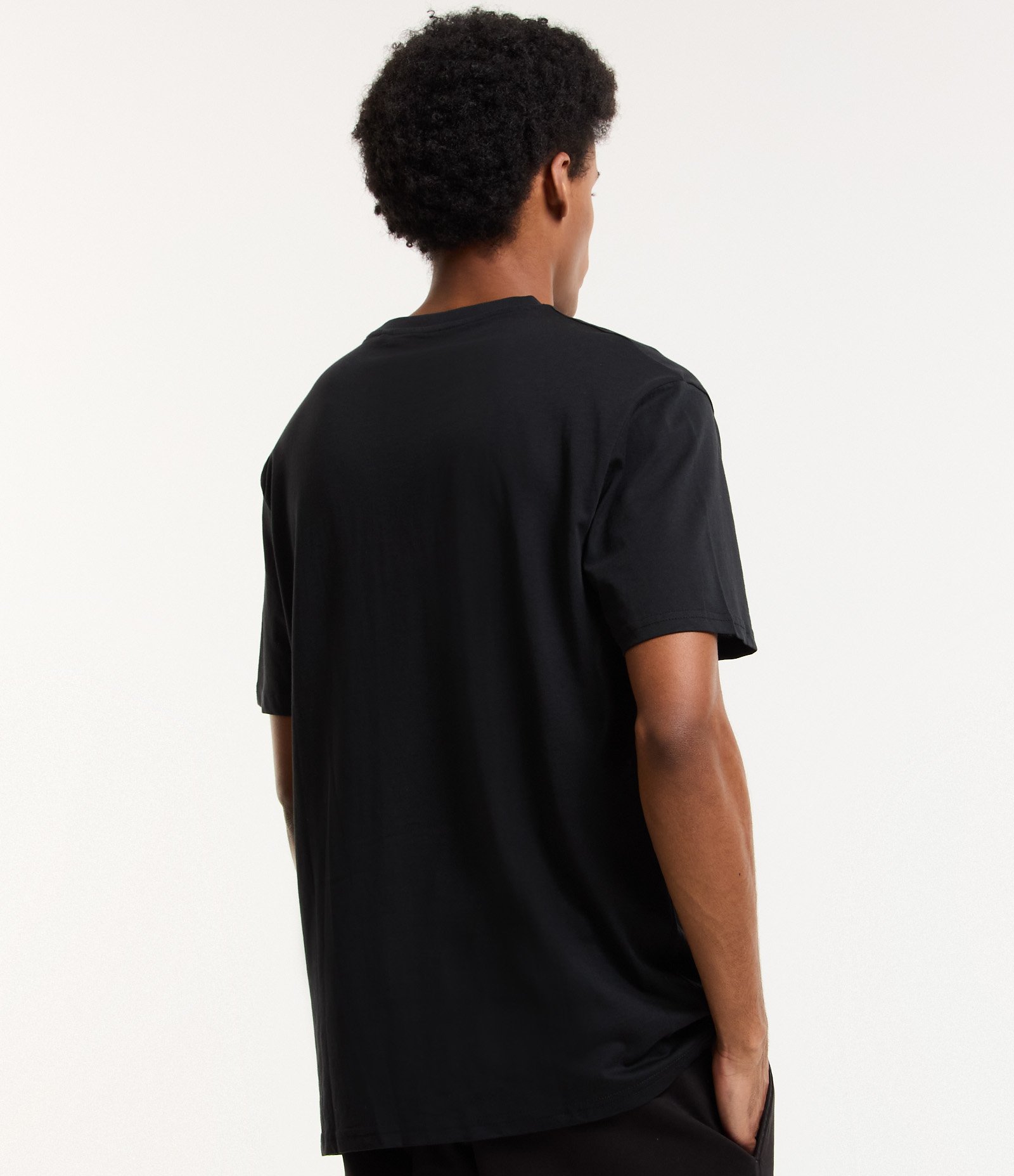 Camiseta Easy em Algodão com Estampa Frame de Câmera Preto 3