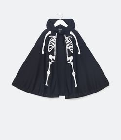 Capa Infantil Estampa de Esqueleto Brilha no Escuro - Tam U