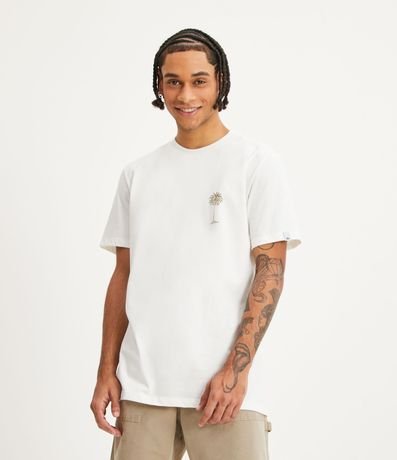 Camiseta Comfort em Meia Malha e Estampa Frente e Costas Palmeira Good Energy Club é boa?