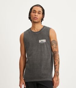 Regata Machão Estonada com Estampa Outdoor Supply