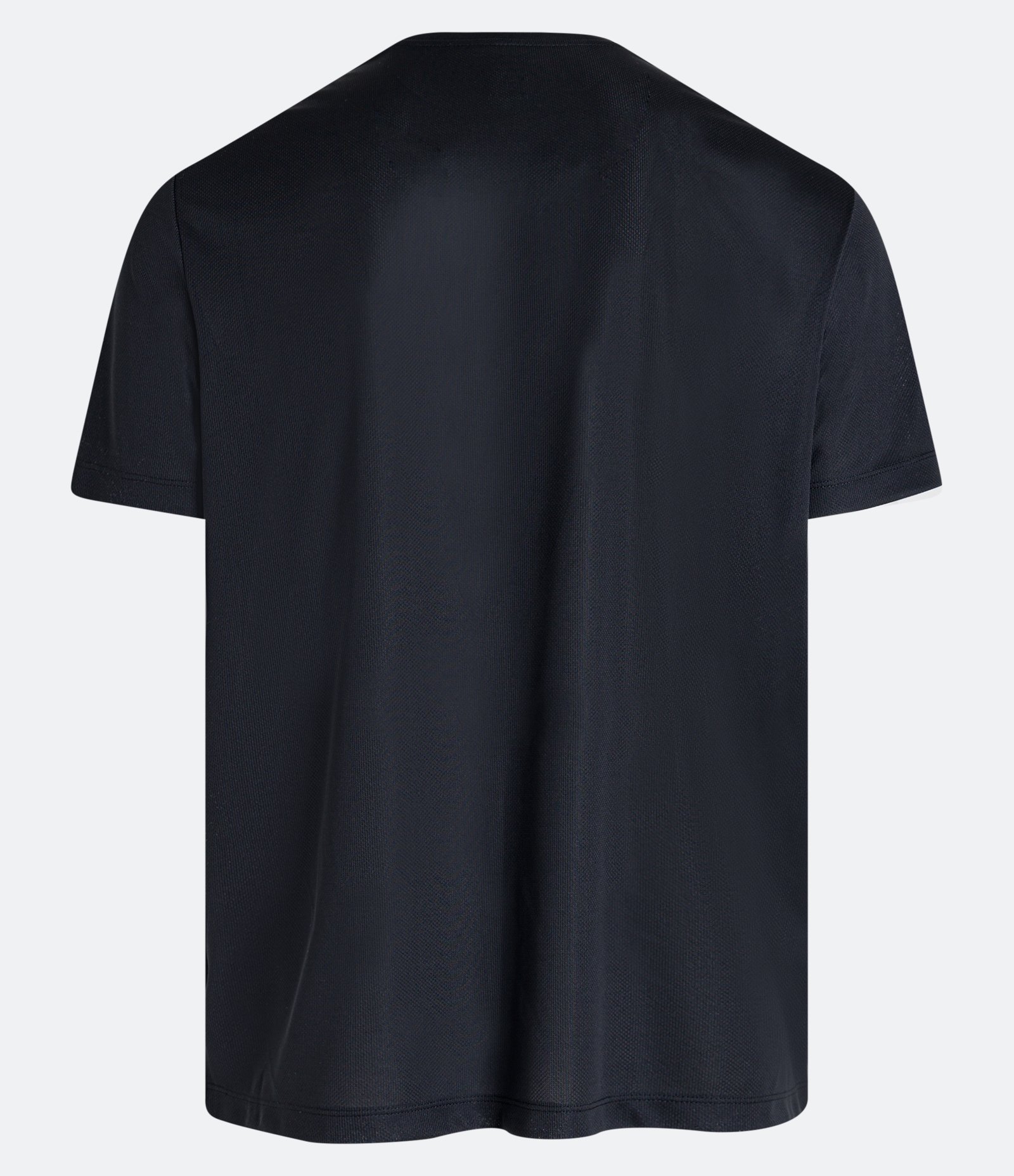 Camiseta Esportiva com Estampa Delta Pontilhado e Manga Curta Preto 6