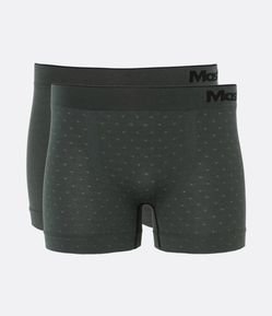 Kit 02 Cuecas Boxer em Microfibra com Cós Elástico Mash