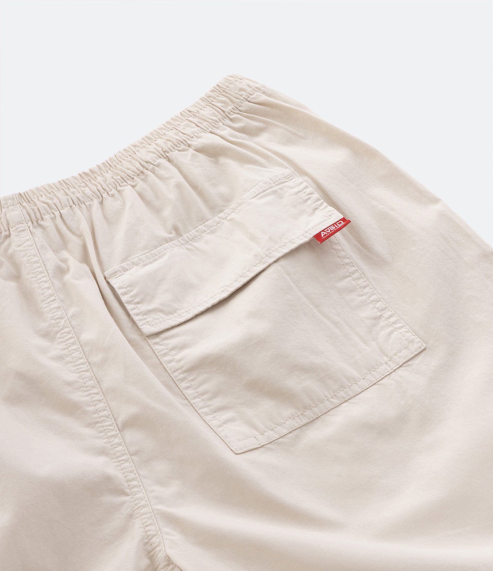 Calça Parachute em Sarja com Detalhes na Perna e Regulador na Barra Off White 3