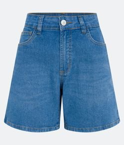 Short Jeans Clássico com Cintura Média