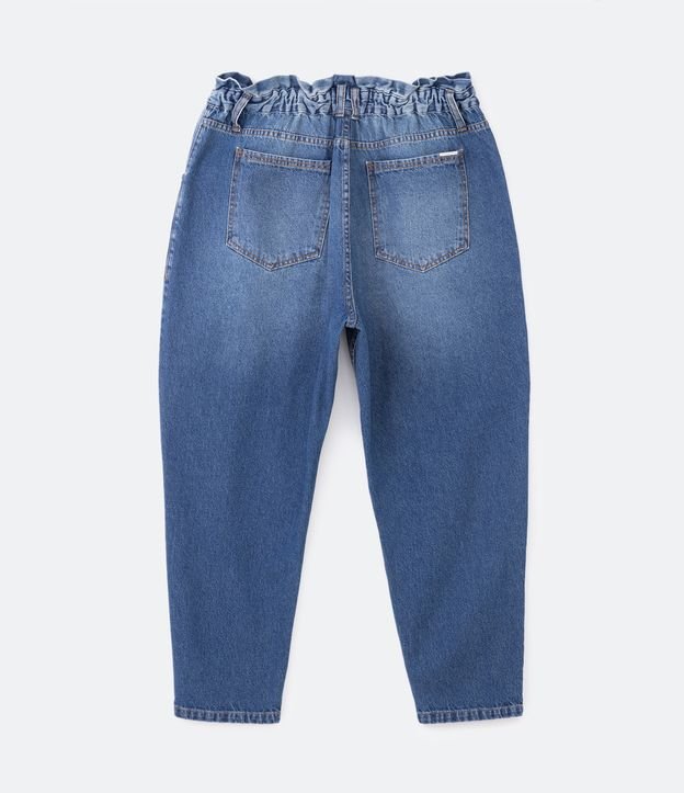 Calça Clochard Jeans Curve & Plus Size Azul 6