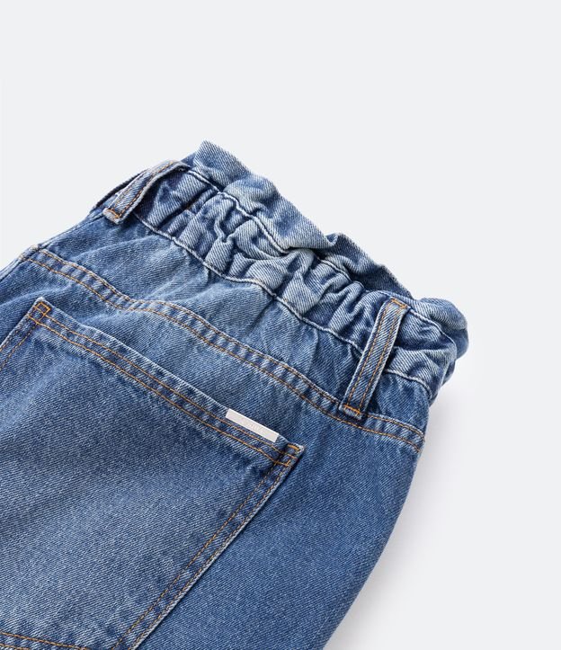 Calça Clochard Jeans Curve & Plus Size Azul 7