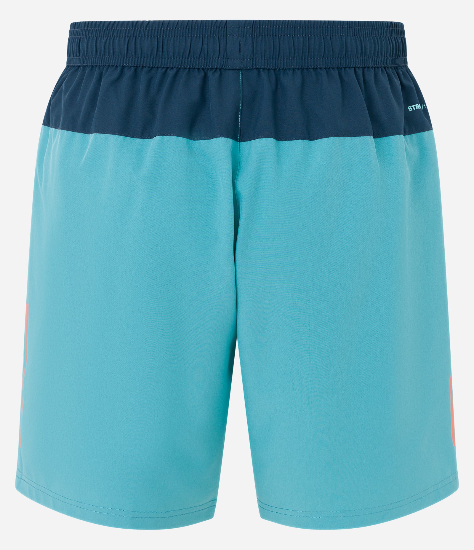 Bermuda Esportiva com Blocos de Cor e Bolsos com Zíper Azul Turquesa 7