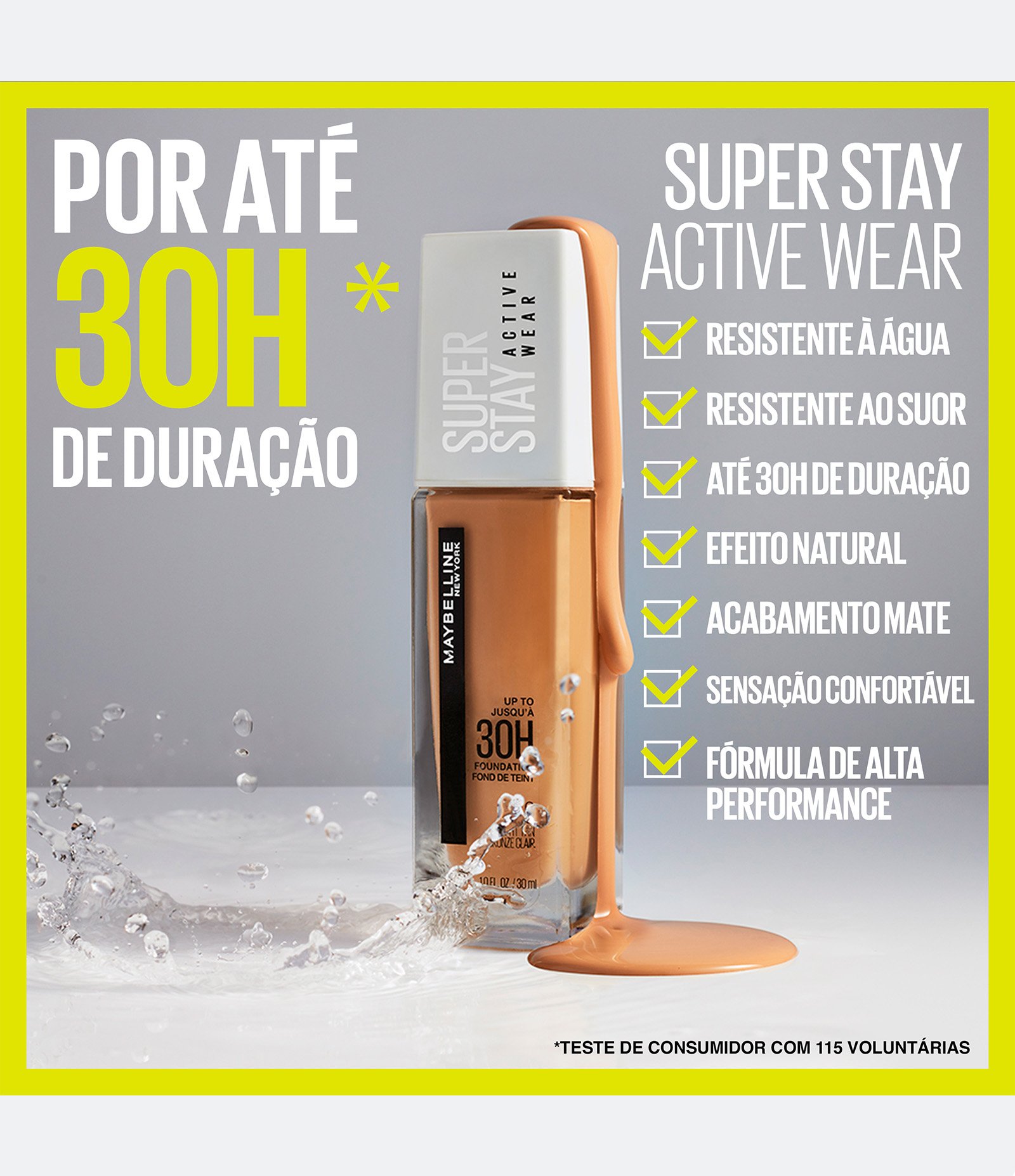 Base Longa Duração Maybelline Superstay Full Coverage 30ml 360 Mocha 4
