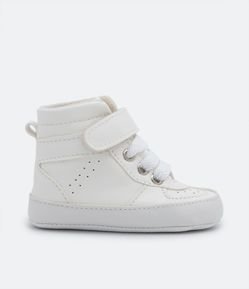 Tênis Infantil com Cano Alto Estilo Botinha - Tam 0 a 18 meses