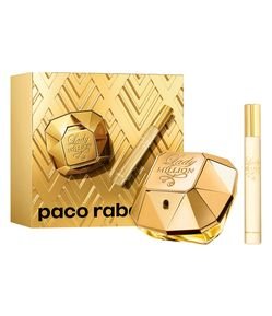 Kit Perfume Paco Rabanne Million Lady Eau de Parfum Feminino 50ml + Perfume de Bolsa 10ml
