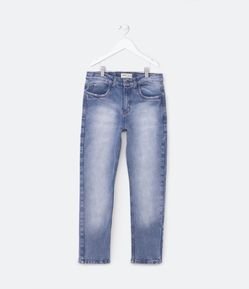 Calça Infantil em Jeans com Bolsinhos - Tam 5 a 14 Anos