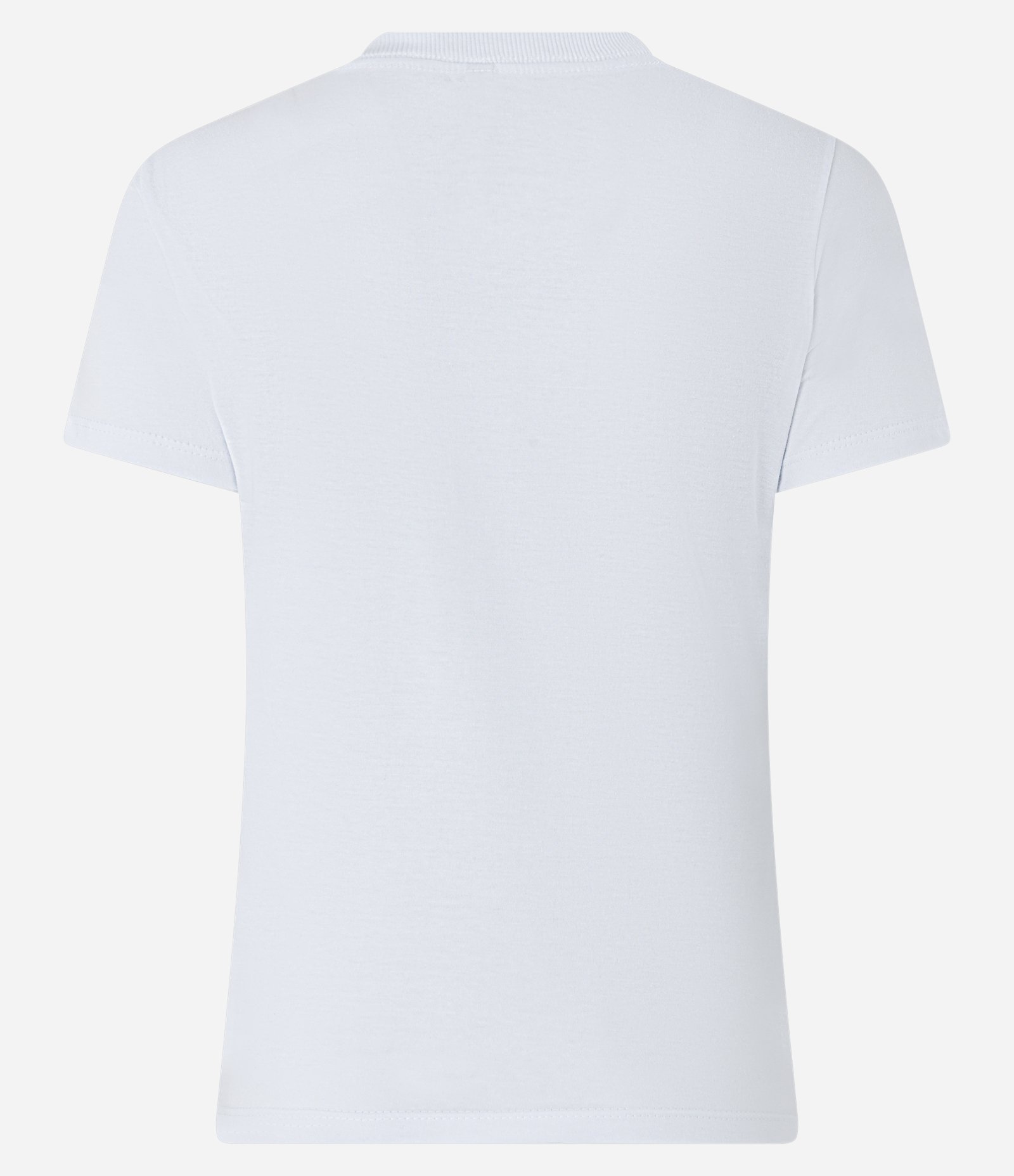 Camiseta Regular Básica em Algodão Branco 6